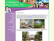 Tablet Screenshot of childrenseyeclinic.com